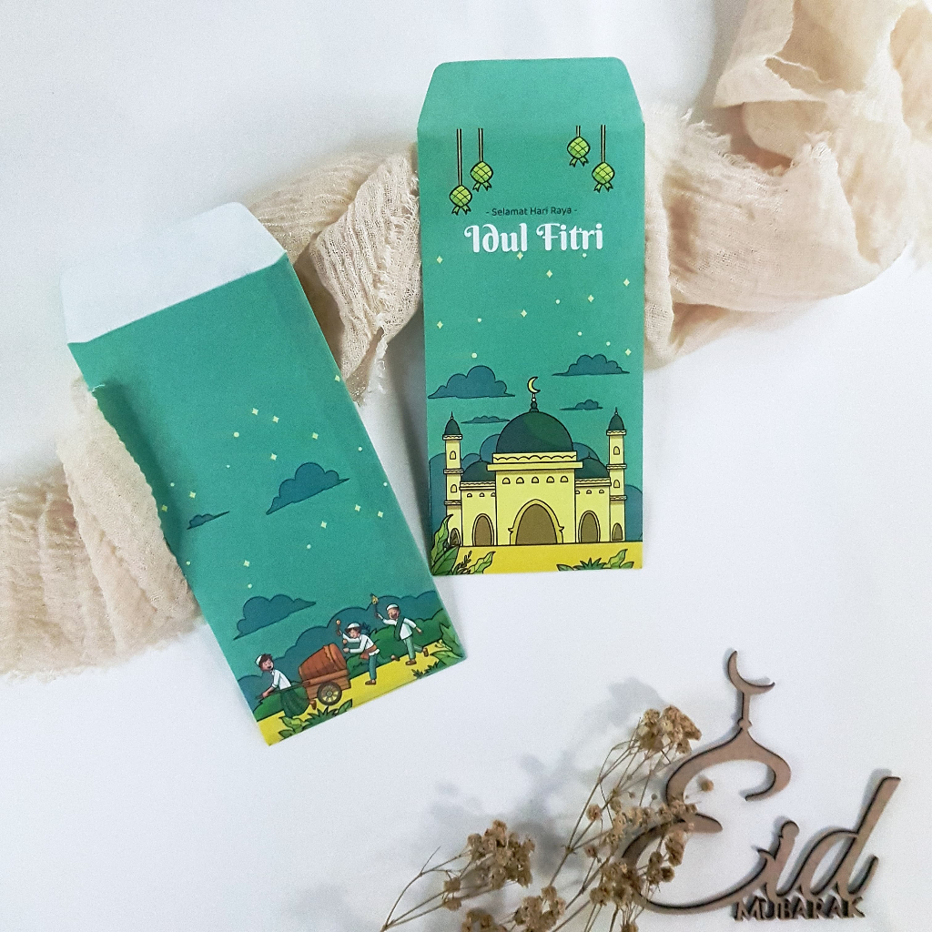 

[PAKET 10 PCS] AMPLOP LEBARAN AESTHETIC / AMPLOP PANJANG / AMPLOP ANGPAU LEBARAN