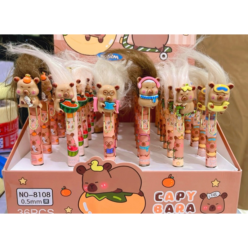 

BOLPEN GEL CAPYBARA RAMBUT