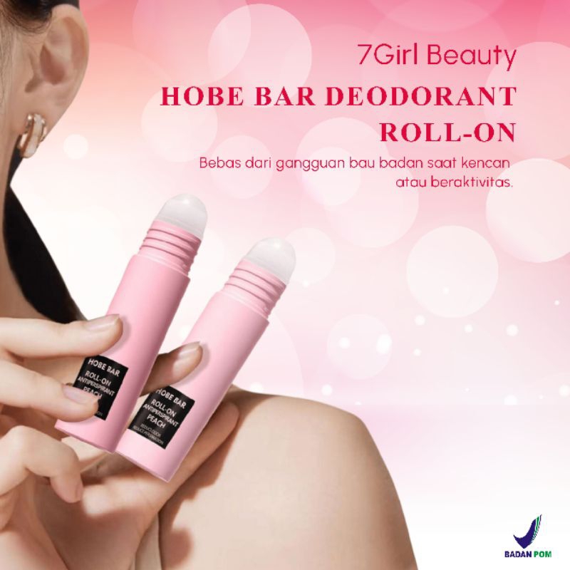 Penghilang Bau Badan Ketiak Kaki HOBE BAR White Peach Scented Antiperspirant, Suitable for Both Men 