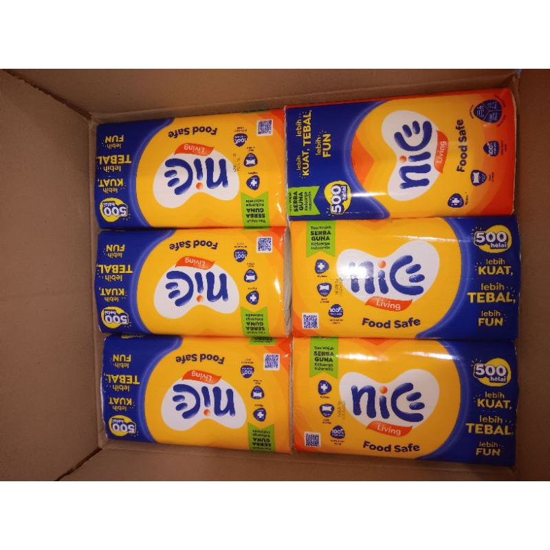 1 Dus 36 Pcs Tisu Nice 500 Helai