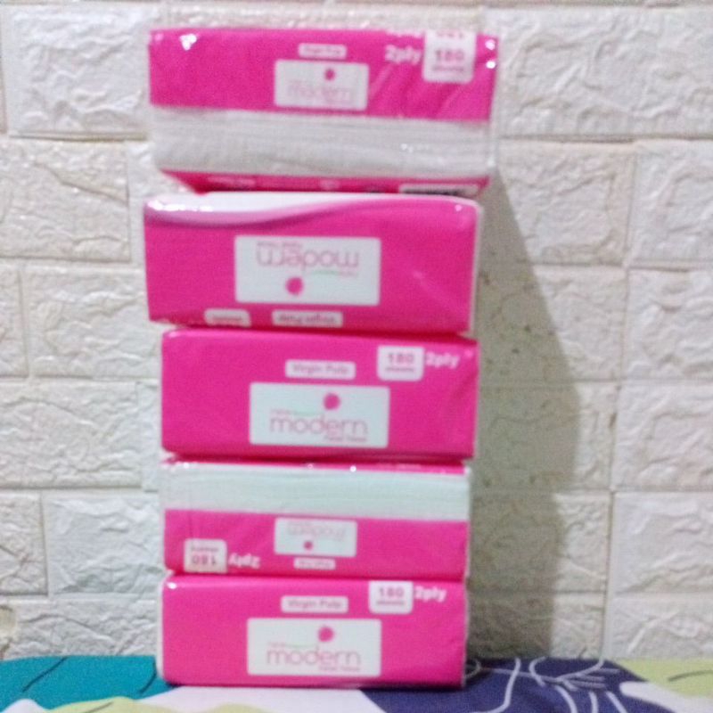 tissue modern 180 sheets paket 6 pcs