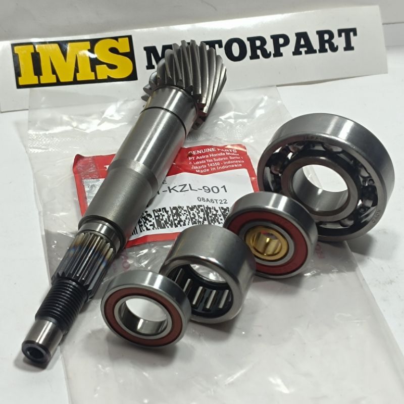 AS PULLY KZL + BEARING PULLY + BEARING 6204 + BEARING 6002 BAK CVT BEAT FI SCOOPY FI SPACY FI  2012-