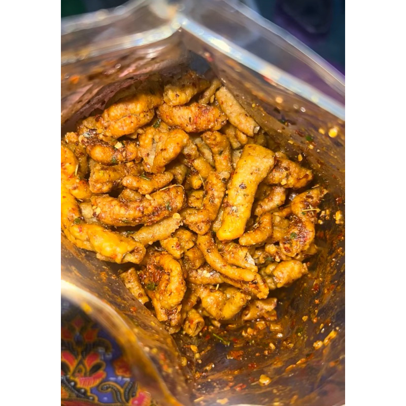 

keripik/kripik usus ayam kripsus 500gram usus crispy bos kriuk