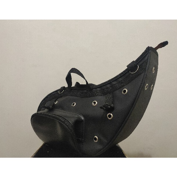 Pusat Terbaru TAS KISA AYAM KULIT SINTETIS  TAS KISO AYAM JAGO KULIT SINTETIS FULL HITAM