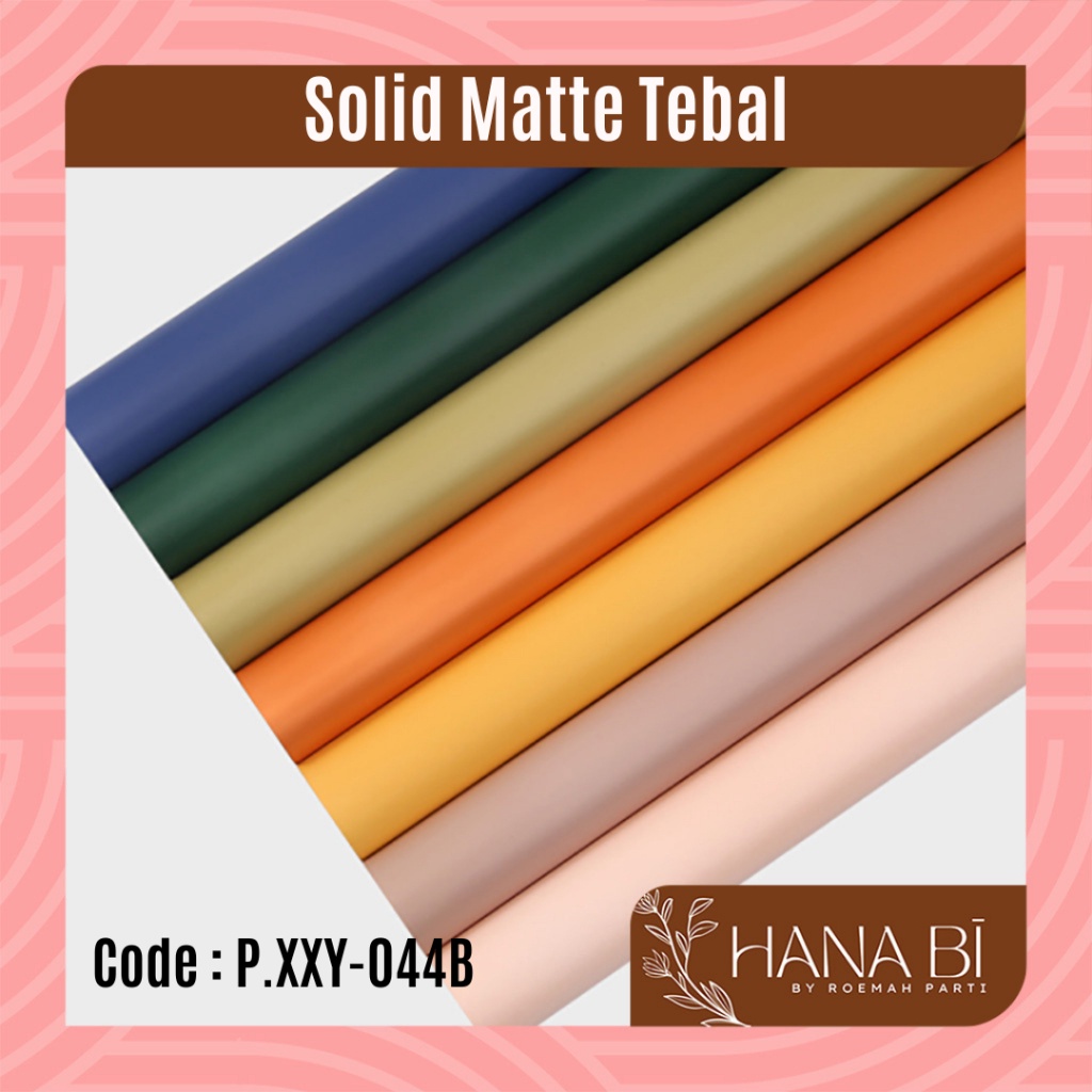 

2 Lembar Cellophane Solid Matte Tebal Sinowrap Kes Buket Bunga Korean Tebal Wateroof Flower Wrapg Paper Calor Kado PXXY44B