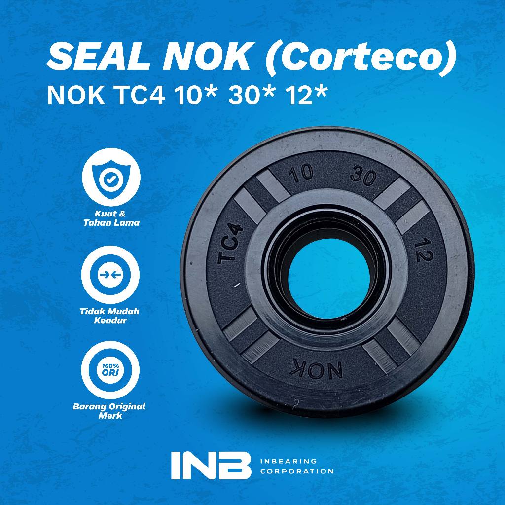 Seal TC4 10 30 12 NOK Seal Shock Belakang GL Pro MP Tiger INB Original NOK