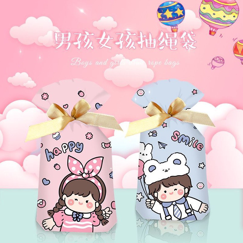 

Plastik Serut Pita Ulang Tahun Anak Goodie Bag Birthdays Children isi 1pcs