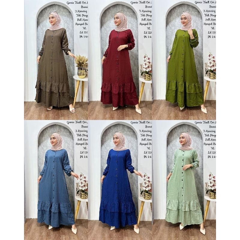 GAMIS TWILL ORI POLOS REMPEL TUMPUK PEKALONGAN BISA COD