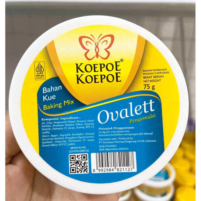 

Koepoe koepoe ovalet bahan kue baking mix