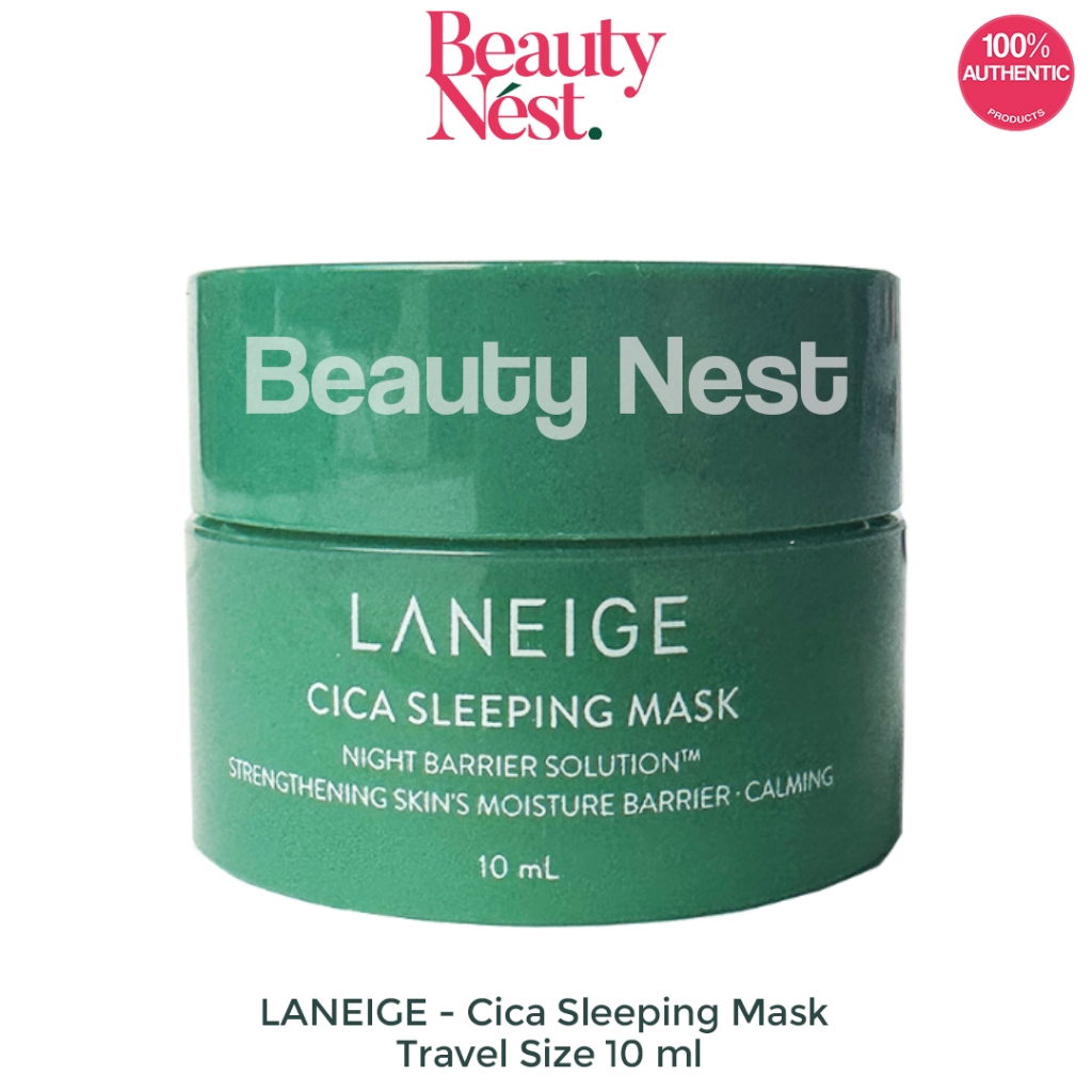 LANEIGE CICA SLEEPING MASK 10ML - Pelembab Wajah / Travel Size / Night Cream / Cica Care