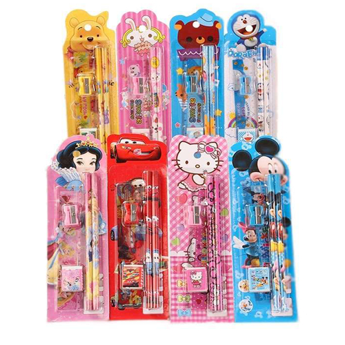 

Alat Tulis Karakter Set 5In1 / Paket Lengkap Pensil Penghapus Rautan Penggaris Bergambar Kartun / Mini Stationery Set Character ATK
