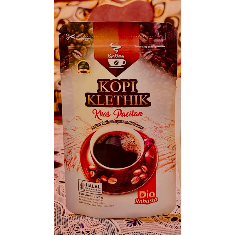 

Kopi Klethik Pacitan (Robusta/Halus)