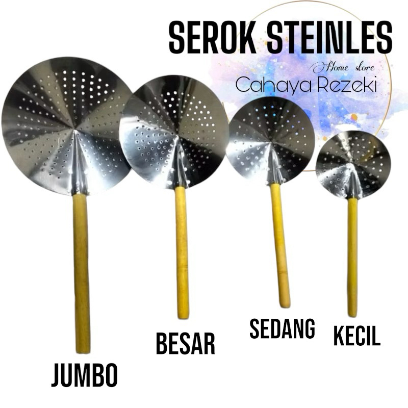 Gagang Bukat - Serok Yunior Logam | Erok erok | Peniris Gorengan | Saringan
