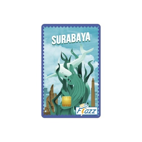 FLAZZ BCA GEN 2 ASLI BUKAN CUSTOM EDISI KOTA SURABAYA