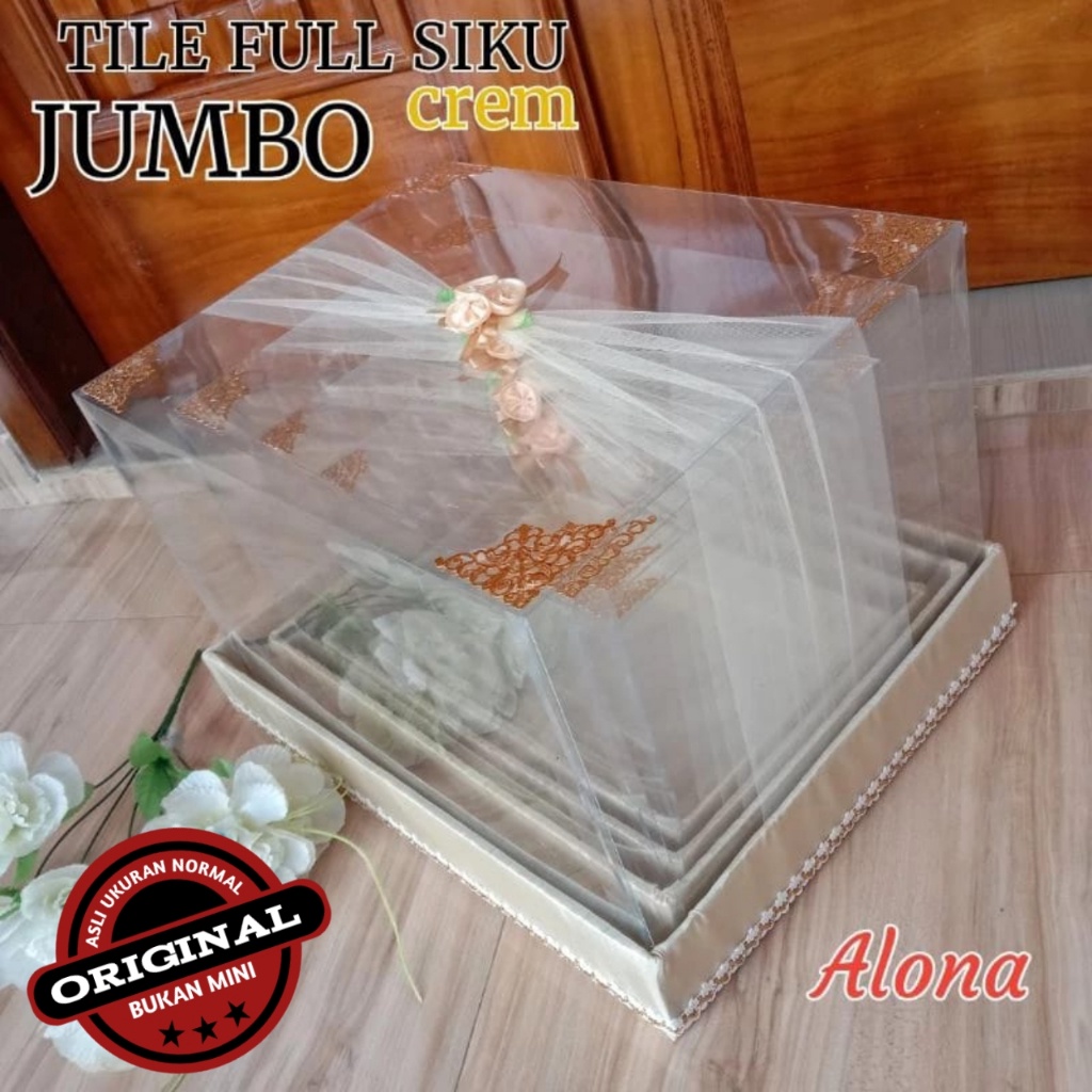 

Kotak hantaran parsel seserahan pernikahan tutup mika isi 4 kotak