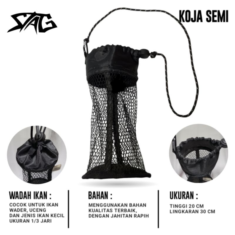 KORANG WADER PREMIUM - KOJA IKAN KECIL - KOJA WADER - KOJA UCENG - KORANG WADER - KEMPIS IKAN KECIL