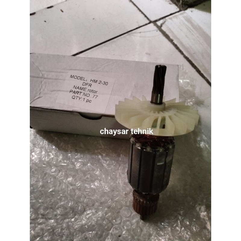 Armature HM2-30DRF Original part Angker mesin Bor BITEC