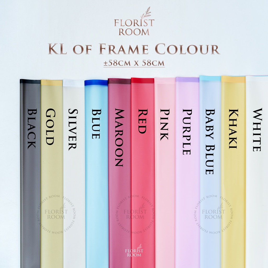 

2 Lembar KL of Frame Colour cellophane
