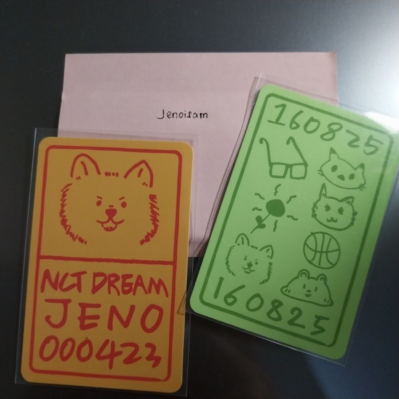 pc photocard lucky card jeno md 6th anniversary nct dream