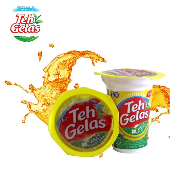 

JUAL TEH GELAS 180ml / 24 Pcs / CTN