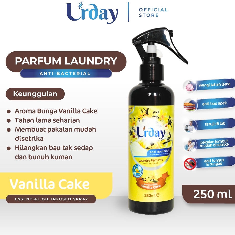 Parfum laundry vanilla cake  Room  n spray 25ml tahan lama