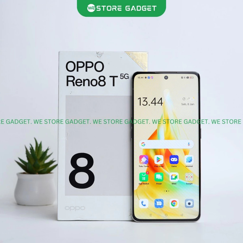 OPPO RENO 8T 5G 8/128gb  SECOND FULLSET ORIGINAL