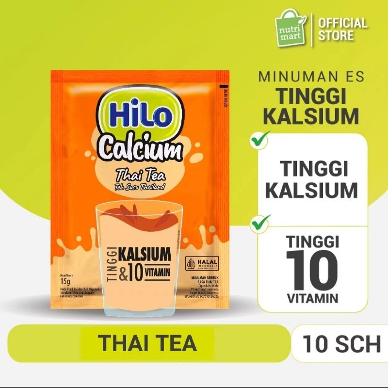 

HI LO Thai Tea 10 Sachet - Minuman Tinggi Kalsium