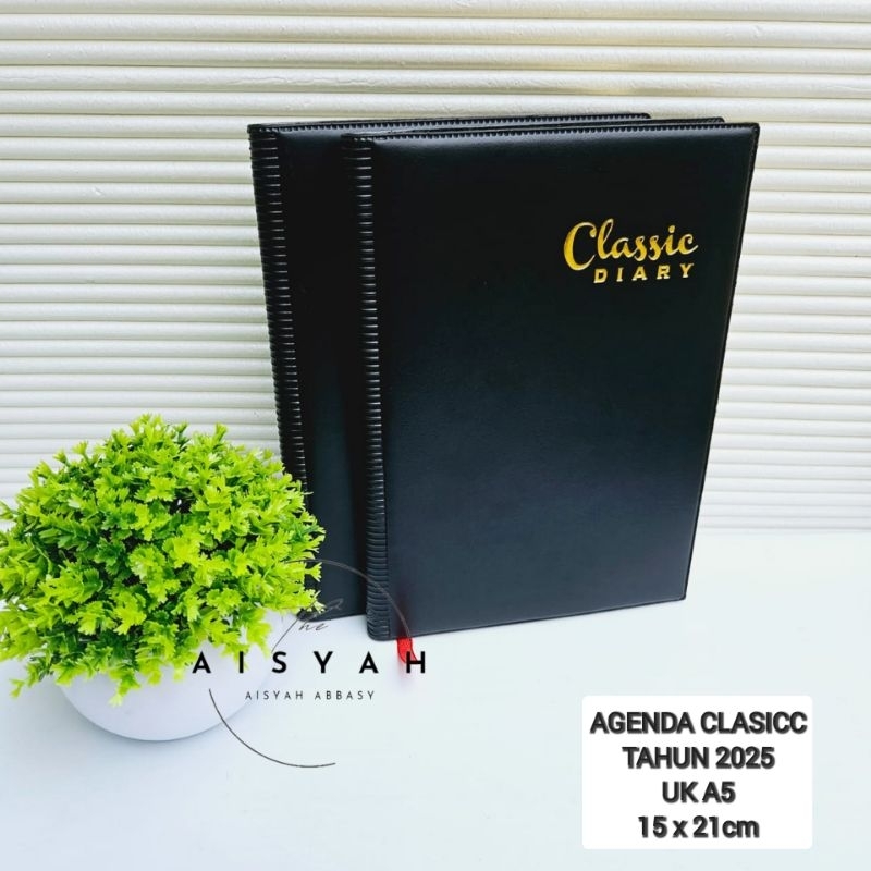 

Buku Agenda Classic Diary 2025 Th 1412 Notebook agenda Classic tahunan 2025