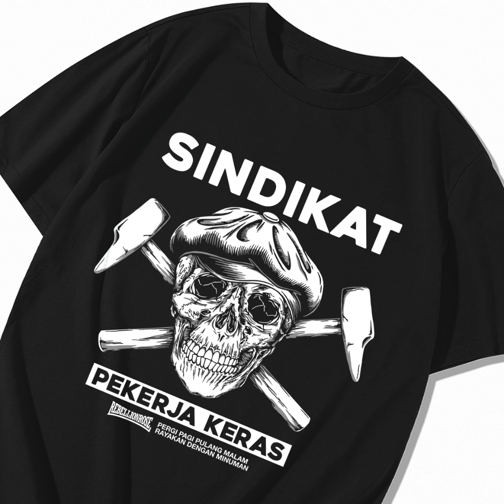 T-shirt Rebellion Rose - SINDIKAT Pekerja Keras