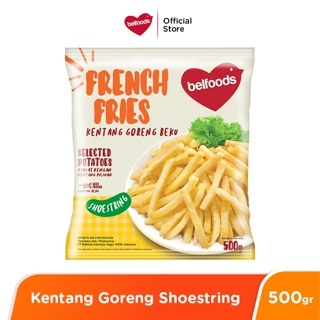 

Kentang Belfoods Favorit 500 Gram | Kentang Beku Belfoods Shoestring