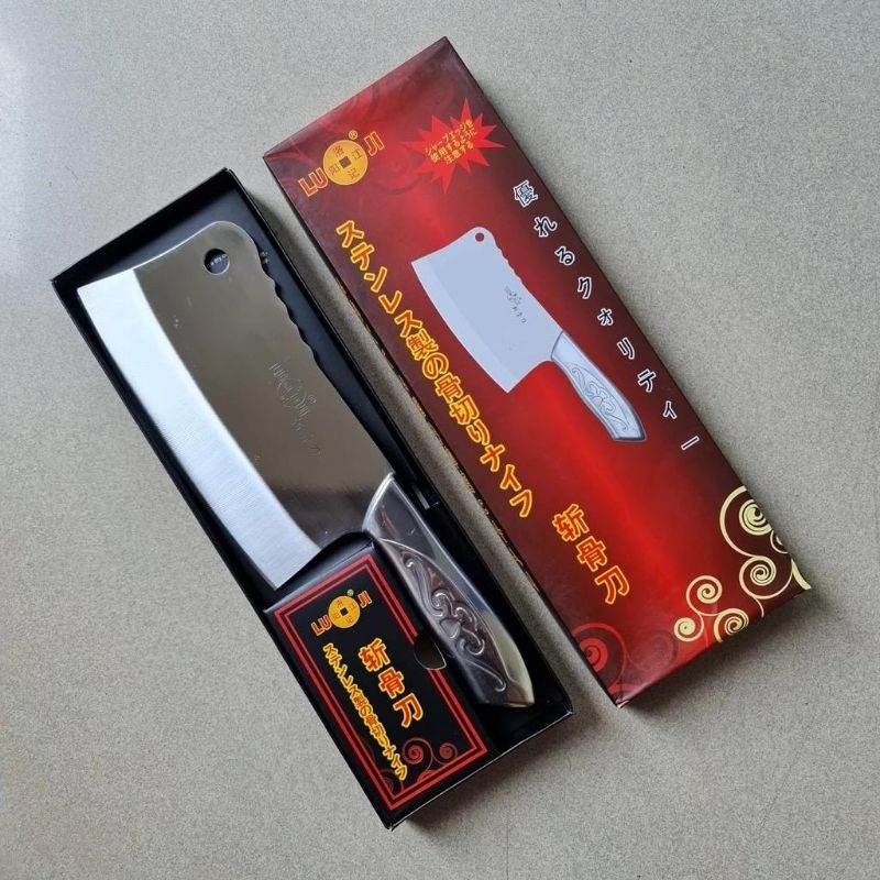 Pisau Cincang Daging Stainless Stell B018 luji jepang pisau golok super tajam JA-316 pisau potong ca