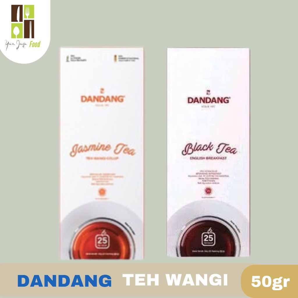 

Teh Dandang Jasmine Celup Box / Dandang Black tea / Teh Celup Kemasan 50gr 25'S