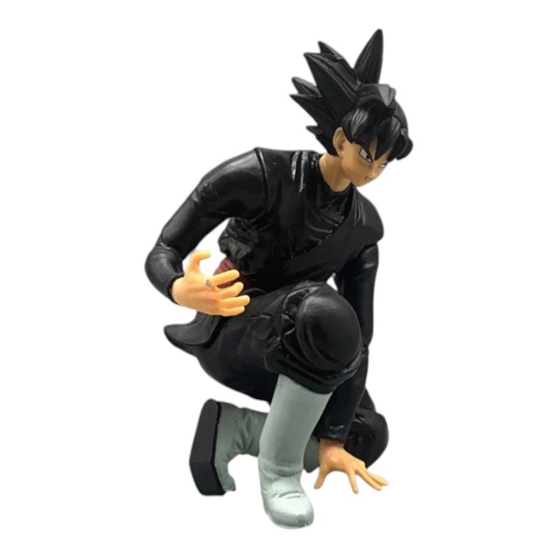 action figure dragon ball goku black jongkok loose pack