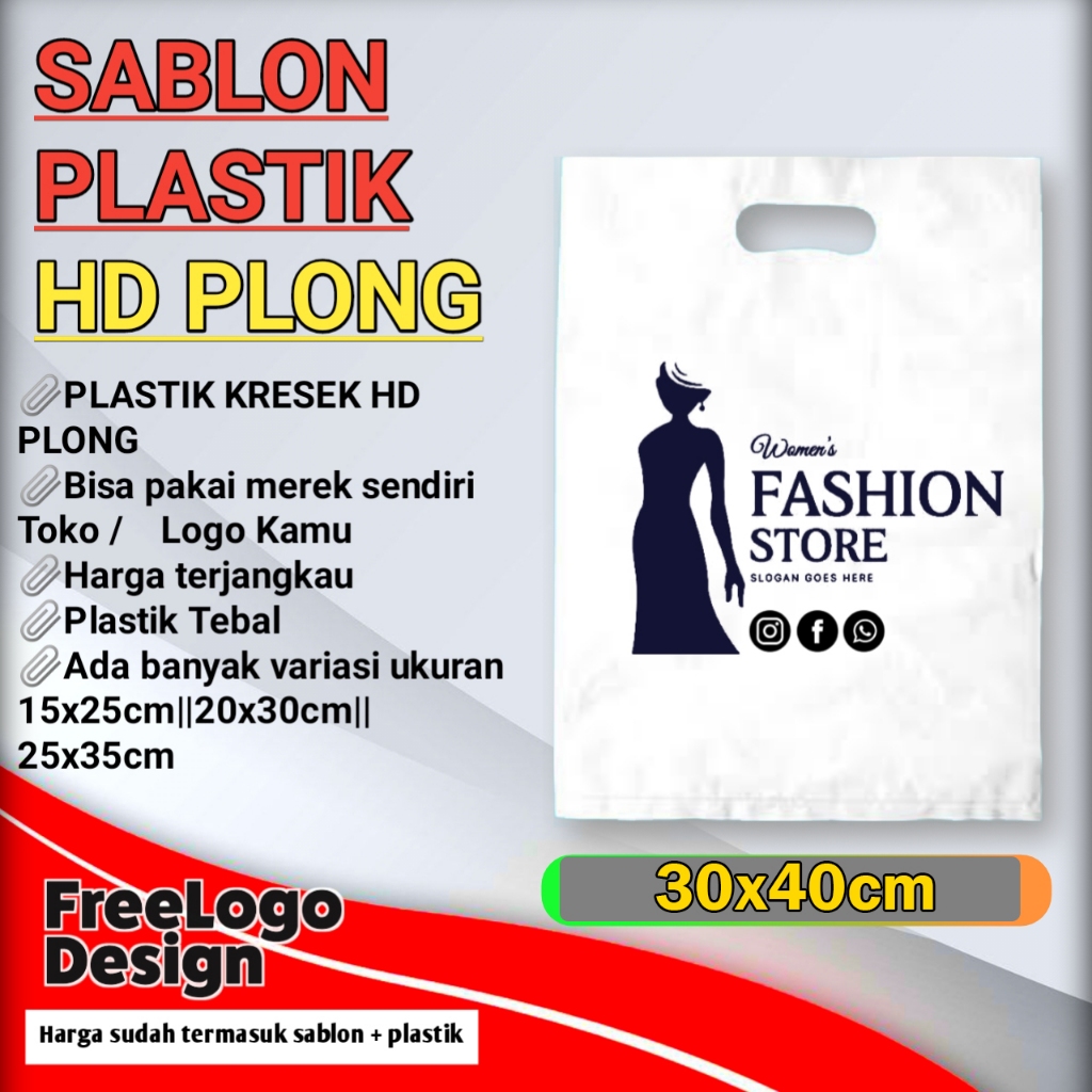 

Sablon plastik kresek 30x40cm)||Jumbo