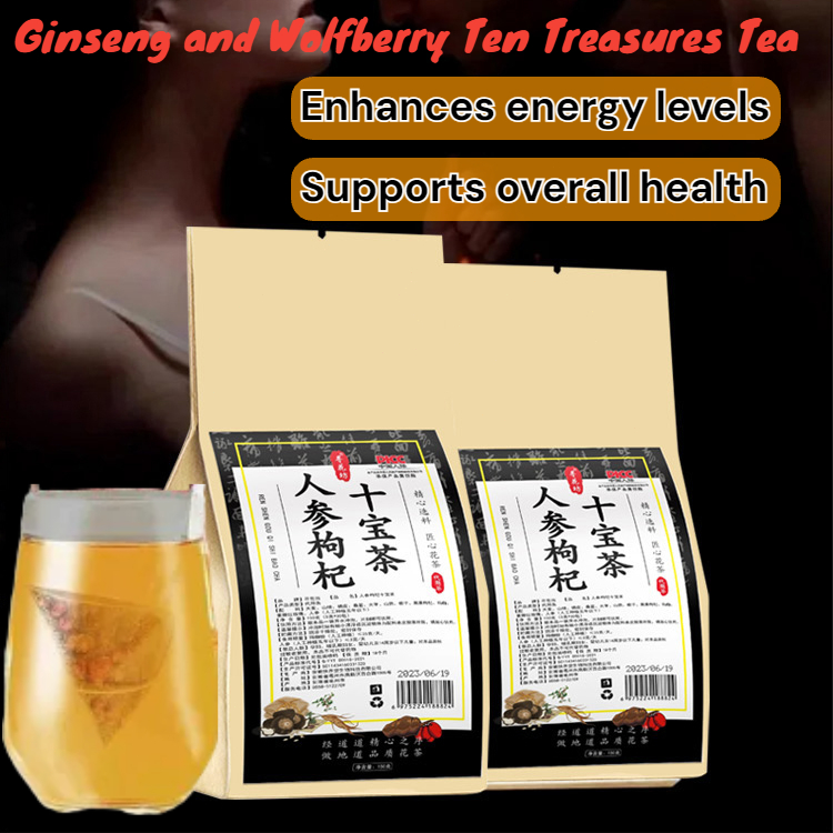 

✨ Beli 1 gratis 2✨Ginseng and Wolfberry Ten Treasures Tea/Teh kesehatan pria/Teh Seha/ Liver Tea Teh Untuk Detox Racun Pada Liver/Ginseng Liver and Wolfberry Tea Health Tea Combination 30 tas