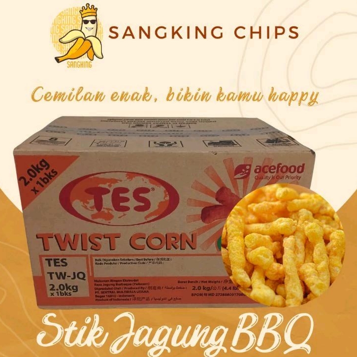 

STIK JAGUNG BARBEQUE/ SNACK KILOAN ENAK/ GURIH BIKIN NAGIH/ KEMASAN 1 KG