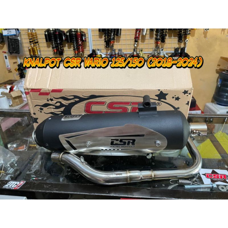 Knalpot Csr racing mufler matic vario 125 new vario 150 new / Knalpot Csr racing mufler matic vario 