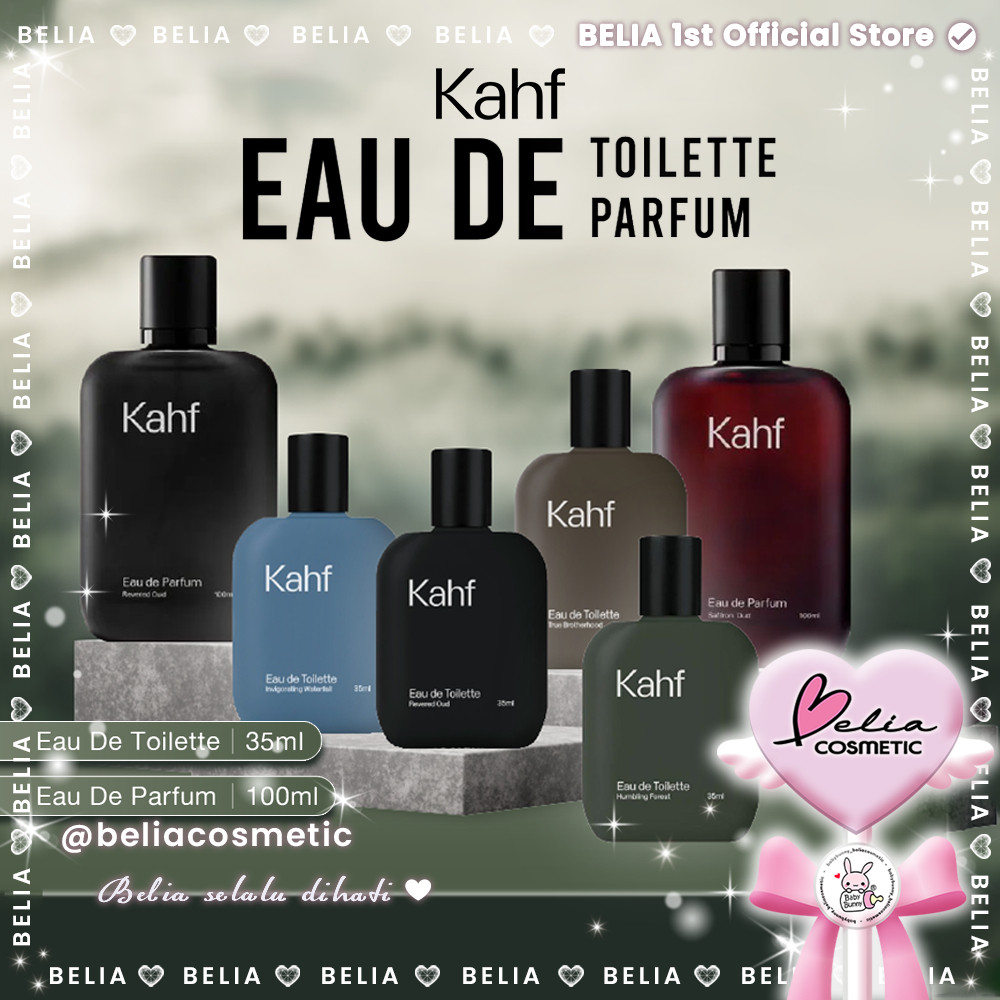 [ BELIA ] KAHF Eau de Toilette & Eau de Parfum | Parfum Laki-laki | Revered Oud | True Brotherhood |