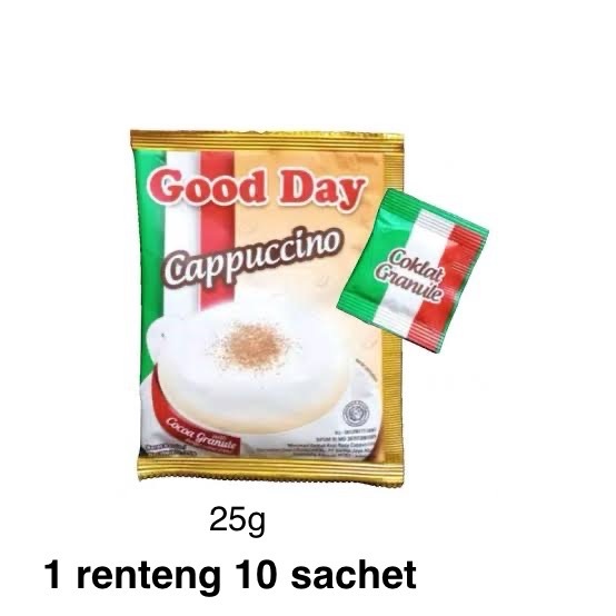 

GOOD DAY CAPUCCINO renteng 25g