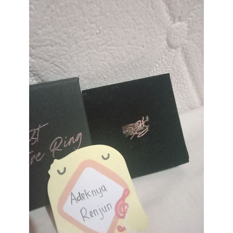 Artist Signature Ring SM Renjun NCT official