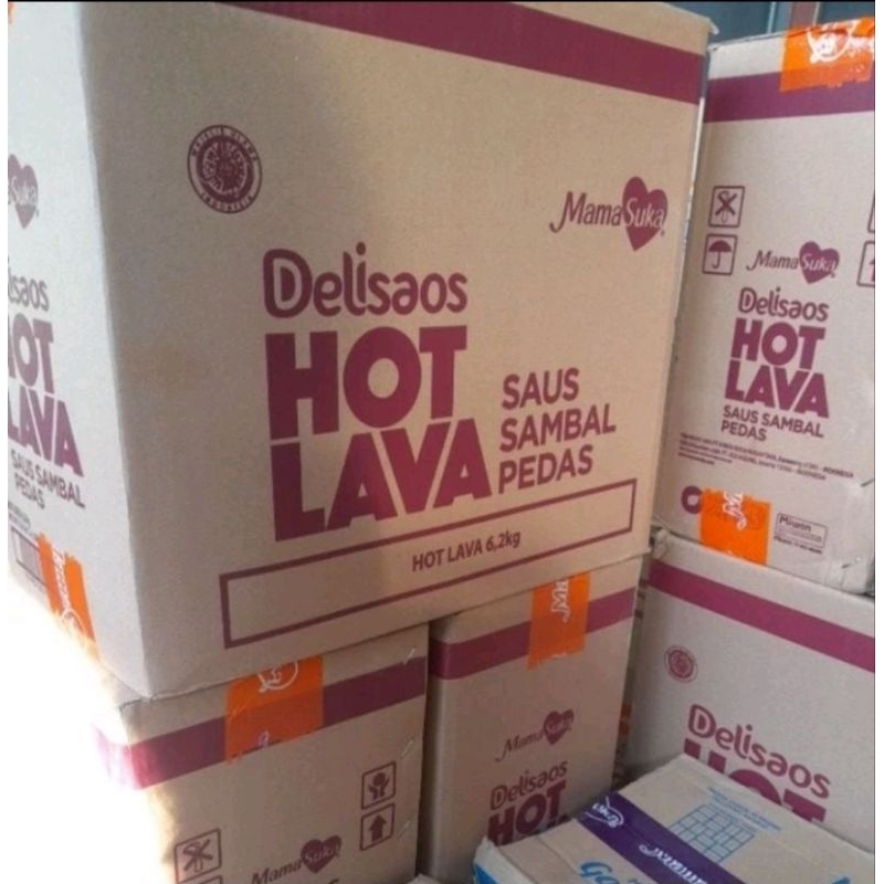 

mamasuka delisaos Hot lava 6.2 kg BBQ dan volcano 6.2kg 1 dus