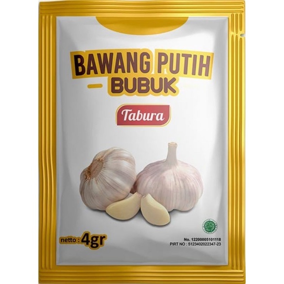 

ECER TABURA BAWANG PUTIH 4 GRAM