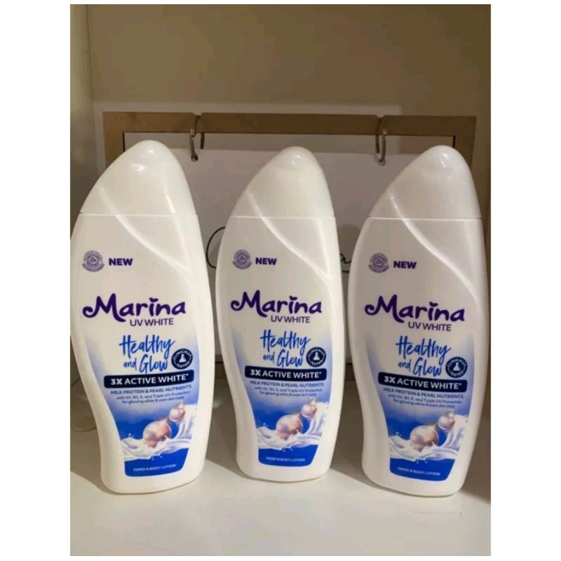 Handbody Lotion Marina Biru Healthy Glow 185ml