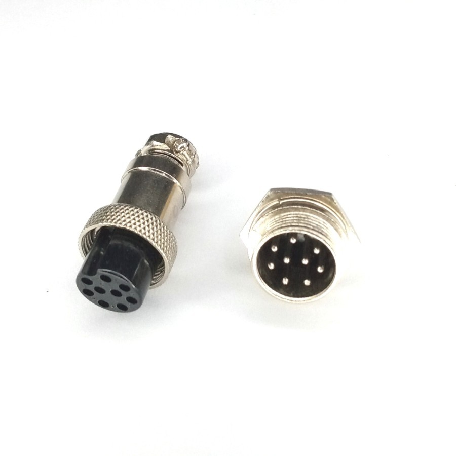 Jack Connector CB 9 pIn Set/ Socket CB GX16 9 pIn
