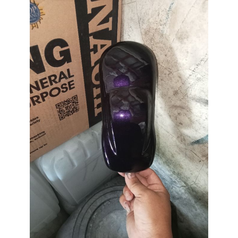 Cat Hitam Lembayung Ungu PU/Cat Hitam Metalik Violet PU Polyuretane