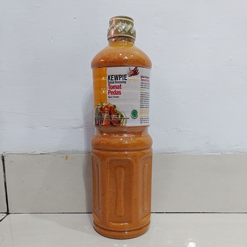 

kewpie salad dressing spicy tomato / tomat pedas 1liter