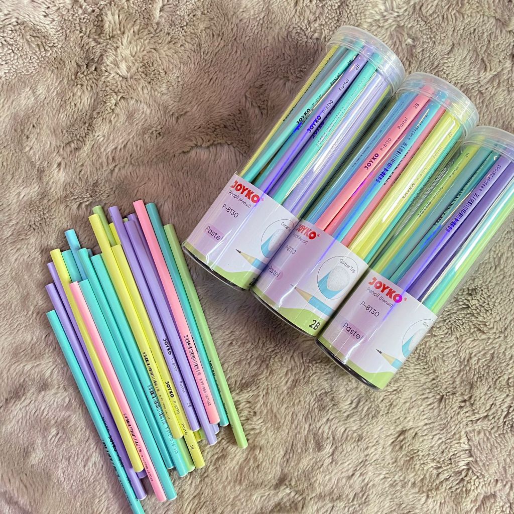 

D3W! PENSIL JOYKO 2B P-8130 PASTEL 1 PACK ISI 36 PCS