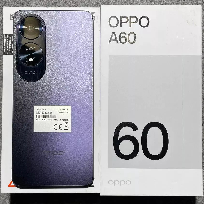 Hp Bekas Mulus Oppo A60 8+256GB Original Bergaransi Resmi