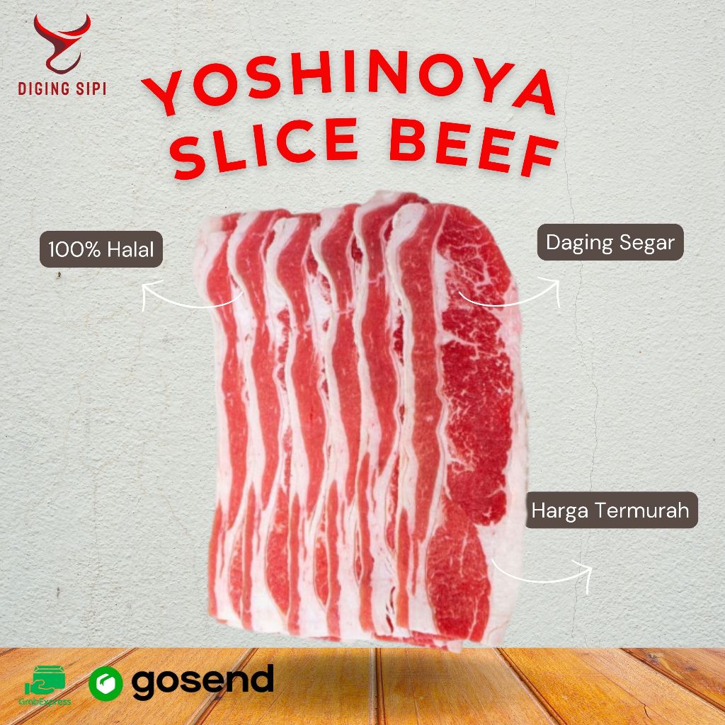 

YOSHINOYA SLICE BEEF TERMURAH BANDUNG