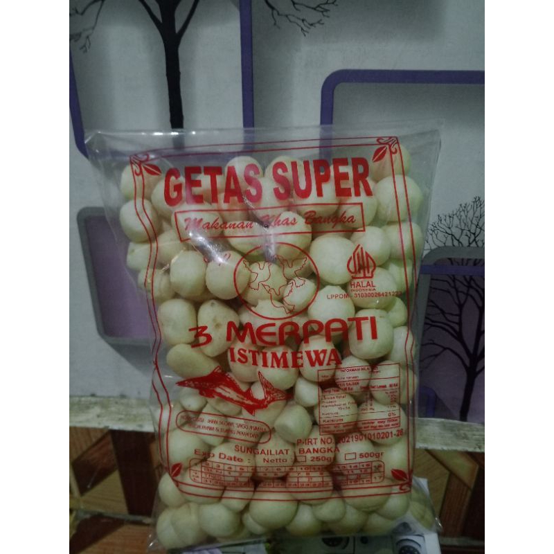 

Getas super makanan khas Bangka